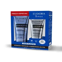 Kit Siage Hair Plastia Shampoo 250Ml + Condicionador 125Ml Eudora