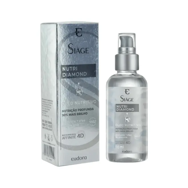 Oleo Capilar Siage Nutritivo Diamond 110Ml Eudora