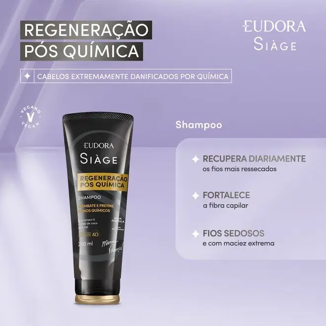 Shampoo Siage Regeneracao Extrema 250Ml Eudora