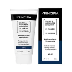 Desodorante Principia AD-02 25% Cloreto de Alumínio 70ml