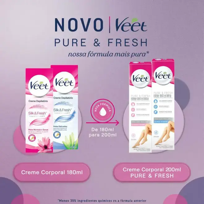 Creme Veet Depilatório Pele Normal 200ml