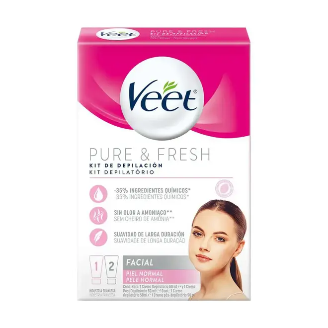 Kit Veet Depilação Pure 50ml + Creme Pós Depilatório 50ml