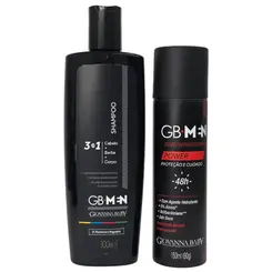 Kit Giovanna Baby Shampoo 3 em 1 300Ml + Desodorante Aerossol Power 150Ml / 90G Men