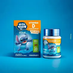 Vitatoon Stitch Vitamina D Abacaxi e Maracuja C/30 Unidades