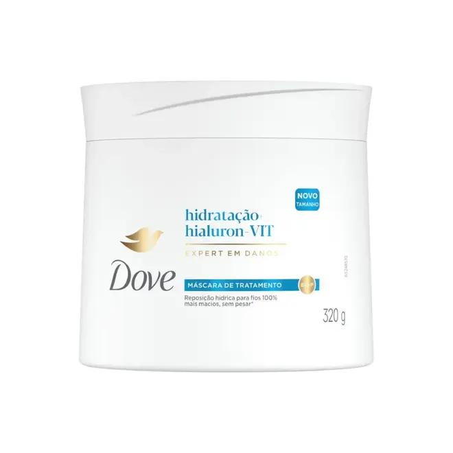 Máscara de Tratamento Dove Hidratação + Hialuron VIT 320g
