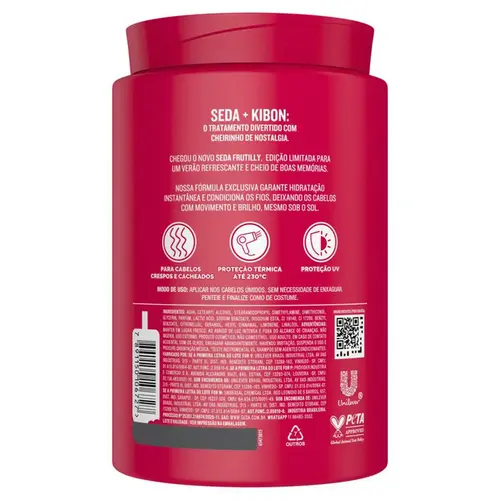 Creme para Pentear Seda Frutilly Hidratação Instantânea 900g