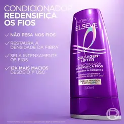 Condicionador Redensifica Fios Elseve Colágeno Lifter 200ml