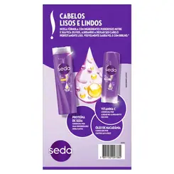 Kit Seda Liso Perfeito Shampoo 300 mL + Condicionador 190 mL
