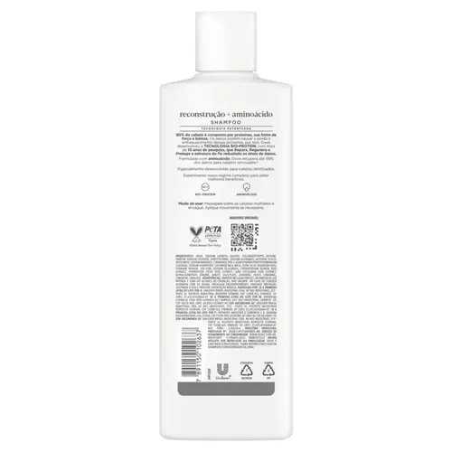 Shampoo Dove Reconstrução + Aminoácido Frasco 370ml