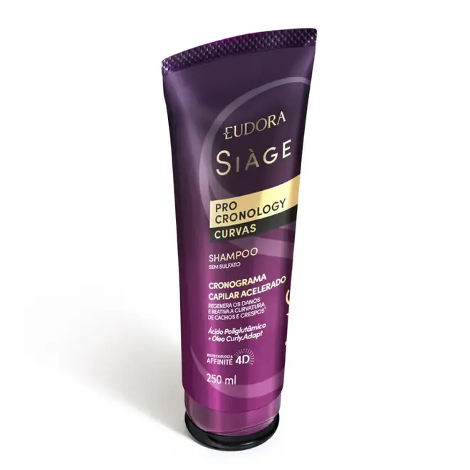 Shampoo Eudora Siàge Pro Cronology Curvas 250ml