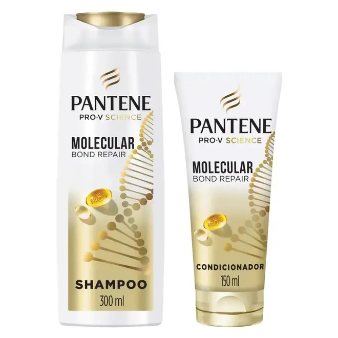 Kit Pantene Pro-V Science Molecular Bond Repair Shampoo 300ml + Condicionador 150ml