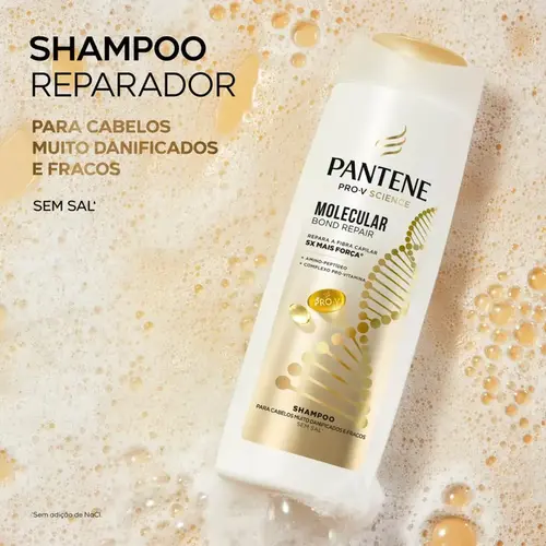 Kit Pantene Pro-V Science Molecular Bond Repair Shampoo 300ml + Condicionador 150ml