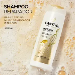 Kit Pantene Pro-V Science Molecular Bond Repair Shampoo 300ml + Condicionador 150ml