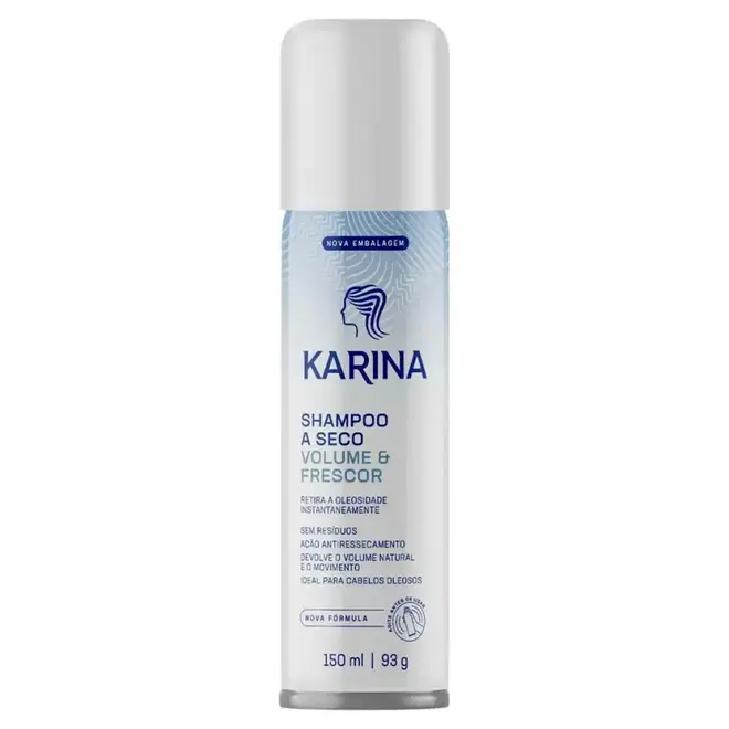 Shampoo Seco Karina Volume e Frescor a Seco 150ml