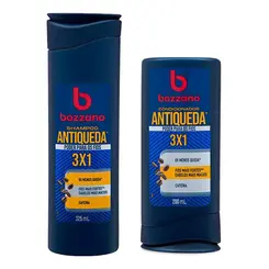 Kit Bozzano Antiqueda 3 em 1 Shampoo 325ml + Condicionador 200m