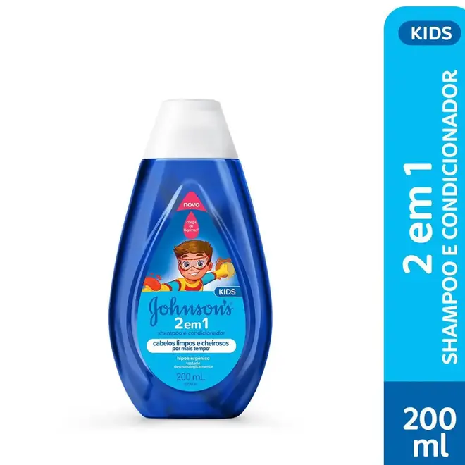 Shampoo e Condicionador Johnson's 2 em 1 200ml