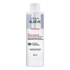 Pré-Shampoo Elseve Bond Repair Tratamento para Cabelos Danificados Reparação Molecular com 18% de Ácido Cítrico 200ml