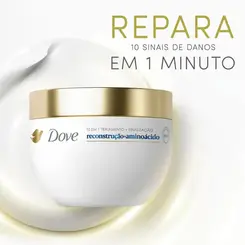 Máscara de Tratamento Dove Reconstrução + Aminoácidos – 320 g