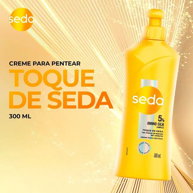 Creme para Pentear Seda Toque de Seda 300ml