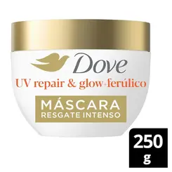 Máscara Capilar Dove 10 em 1 UV Repair & Glow + Ferúlico 250g