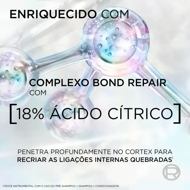 Leave-In Resgate Capilar Elseve Bond Repair Resgate Capilar Reparação Molecular Sem Enxágue com Ácido Cítrico 90ml