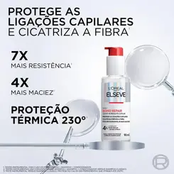 Leave-In Resgate Capilar Elseve Bond Repair Resgate Capilar Reparação Molecular Sem Enxágue com Ácido Cítrico 90ml