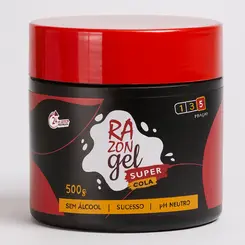 Gel Cabelo Super Cola de Alta Fixação 500g - Razon