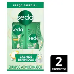 Kit Seda Cachos Definidos Shampoo 300 mL + Condicionador 190 mL