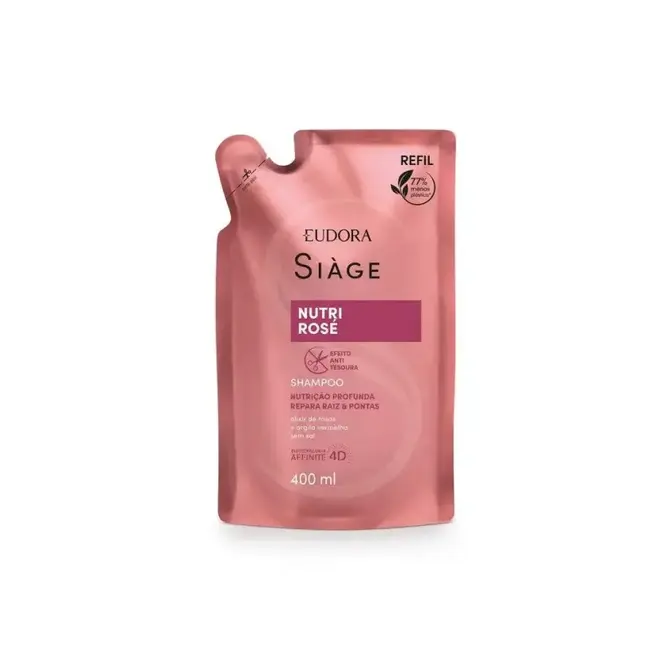 Shampoo Siàge Nutri Rosé Refil 400ml