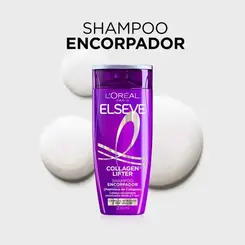 Shampoo Encorpador Elseve Collagen Lifter Shampoo Encorpador com Peptídeos de Colágeno 200ml
