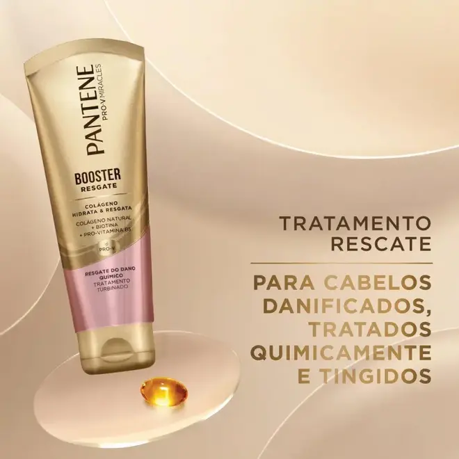 Booster Pantene Pro-V Miracles Colágeno Resgate do Dano Químico 90ml
