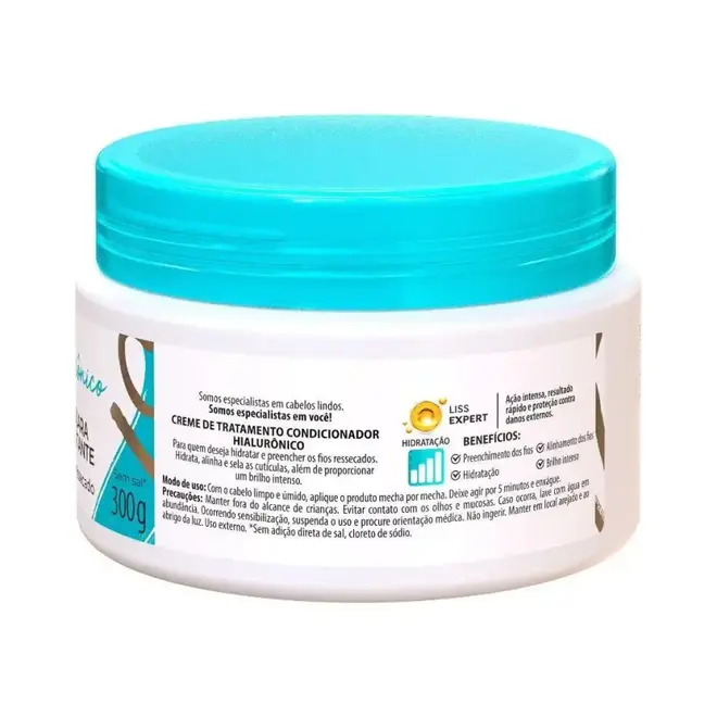 Máscara Hidratante Meu Liso Hialurônico 300g