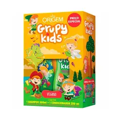 Kit Shampoo e Condicionador Origem Grupy Kids 500ml Mais 250ml