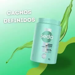 Creme de Pentear Seda Cachos Definidos 900G - Antifrizz e Maciez