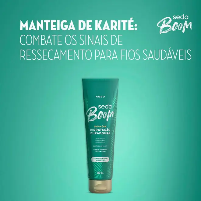 Condicionador Seda Boom Hidratação Duradoura 250ml