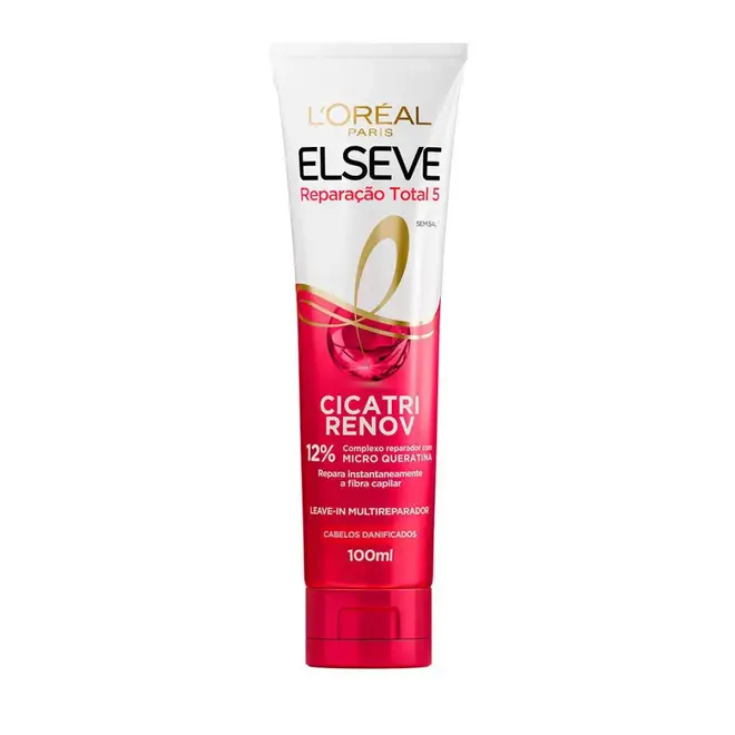 Leave-in Elseve Cicatri Renov Reparação Sem Enxágue 100ml