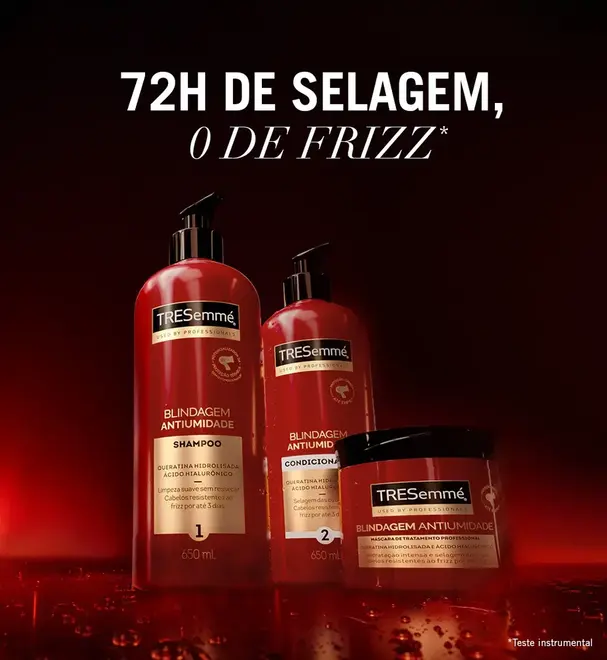Shampoo TRESemmé Blindagem Antiumidade 650ml