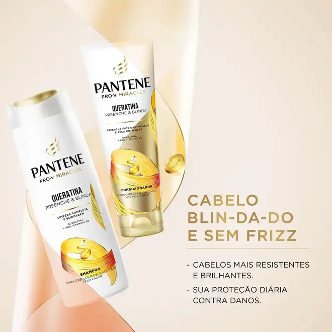Condicionador Pantene Queratina 250ml