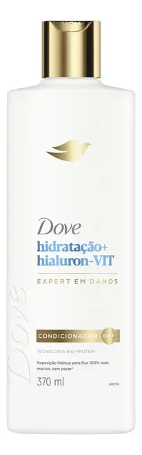 Condicionador Dove Hidratação + Ácido Hialurônico e Vitamina A 370ml