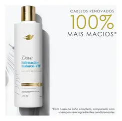 Condicionador Dove Hidratação + Ácido Hialurônico e Vitamina A 370ml