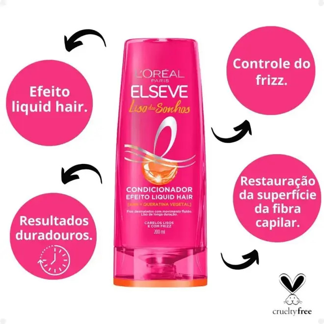 COND ELSEVE LISO DOS SONHOS SUPER ALINHADOR 200ML