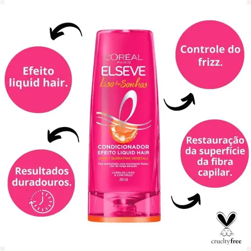 COND ELSEVE LISO DOS SONHOS SUPER ALINHADOR 200ML