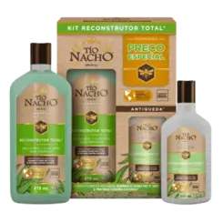 Kit Shampoo 415ml + Condicionador 200ml Tio Nacho Reconstrução