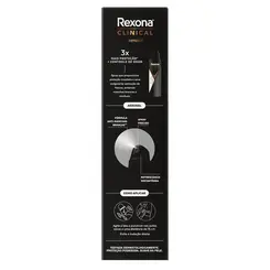 Desodorante Aerosol Rexona Clinical Men Invisible 150ml.