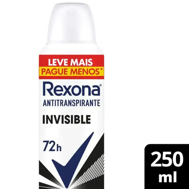 Desodorante Aerosol Rexona Woman Invisible 250ml
