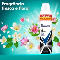Desodorante Aerosol Rexona Woman Invisible 250ml