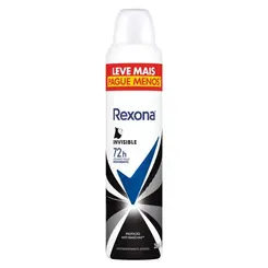 Desodorante Aerosol Rexona Woman Invisible 250ml