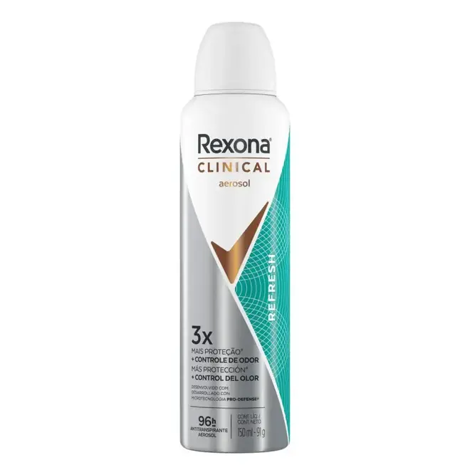 Desodorante Aerosol Rexona Clinical Women Refresh 150ml