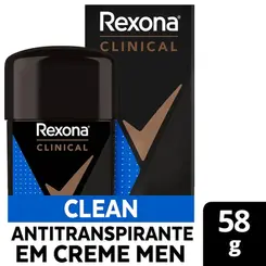 Desodorante Creme Rexona Clinical Men Clean 58g