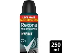 Desodorante Aerosol Rexona Masculino Invisible 250ml